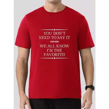 Мужская повседневная футболка с круглым вырезом и креативным мультяшным принтом - мягкий полиэстер, ребристые детали, можно стирать в стиральной машине - идеально подходит для лета 3XL