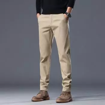 Men s Casual Pants Spring New Style Business Straight Stretch Slim Fit Versatile Trousers for Men 28
