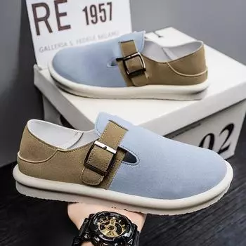 Men s Casual Shoes 2025 New Fashion Trend Comfortable Breathable Non-slip Flat Shoes Outdoor Casual Shoes 39