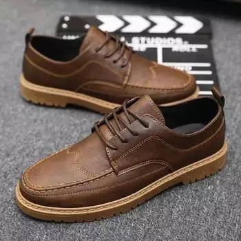 Men s Casual Shoes Classic Fashion Business Dress Shoes For Men Solid Color Black Handcrafted Men s Dress Shoes Chaussure Hommes 39 чёрный