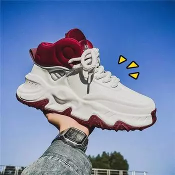 Men s casual shoes Trendy All-match outdoor shoe Anti-slip Wear-resistant mens shoe hiking shoe for men Casual sneakers Shoes 39 чёрный