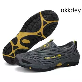 Men s Casual Shoes Wear-Resistant Non-slip Fashion Breathable Round Toe Comfortable Outdoor Platform Sneakers Spring Autumn Main 45 хаки