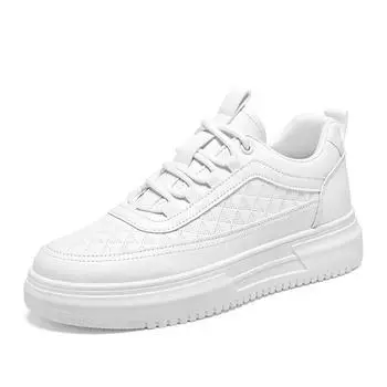 Мужские повседневные кроссовки, легкие теннисные туфли для мужчин, модные уличные туфли на толстой нескользящей платформе, белые туфли для мужчин Zapatillas 39