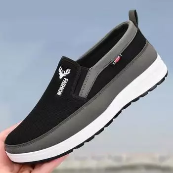 Men s Casual Sneakers 2024 Spring New Lightweight Male Tennis Shoes Men Sneakers Soft Mesh Outdoor Anti-Slip Casual Man Shoes 39 серый