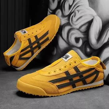 Men s Classic Running Shoes Lace Up Flat Bottom Sports Shoes Soft Sole Walking Shoes Breathable Couple Casual Shoes Tennis Shoes 37