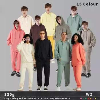 Мужская одежда | Хлопковый махровый свитер с капюшоном, пуловер, толстовка с капюшоном, куртка, весенне-осенний тренд, бренд, туман, пара, родитель-ребенок, свободный S темно-синий