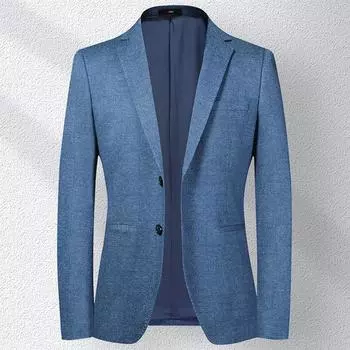 Мужская одежда для молодежи и среднего возраста, повседневные костюмы, весенние и осенние новые корейские повседневные деловые костюмы, узкие однобортные пиджаки M