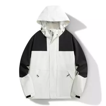 Мужское пальто осень новая мужская куртка с капюшоном для активного отдыха на природе ветровка для рыбалки спортивная куртка мужской стиль M