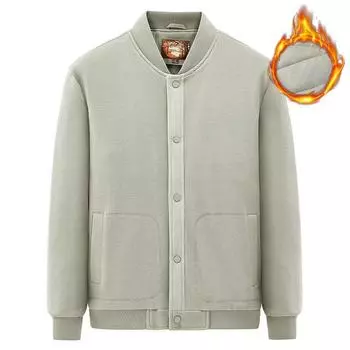 Men s Coat In Autumn and Winter Waffle Baseball Collar Joker Shirt Casual Plus Size Retro Jacket High Sense. M