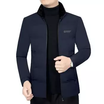 Мужское хлопковое пальто осень-зима новый стиль хлопковое пальто воротник стойка утолщенная теплая хлопковая куртка зимняя куртка S