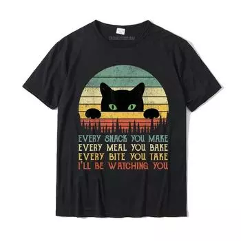 Men s Cotton T-shirt Fashionable Trendy Brand Simple and Versatile Kitten Print T-shirt XXXL