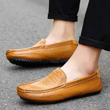 Men s Doudou shoes Lazy shoes Large size men s shoes Casual men s shoes Versatile trendy leather shoes Foreign trade 20282025 38