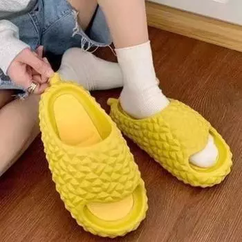 Men s Durian Slippers Summer Fashion Solid Color Open Toe Beach Sandals Women s Outdside Non-slip Flip-flops Chanclas Hombre 36-37(23.0cm-23.5cm) зелёный