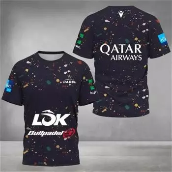 Men s Fashion Quick Dry Running T Shirt Comfortable Loose Outdoor Badminton Tennis T-shirt Sports Short Sleeve 3D Top S