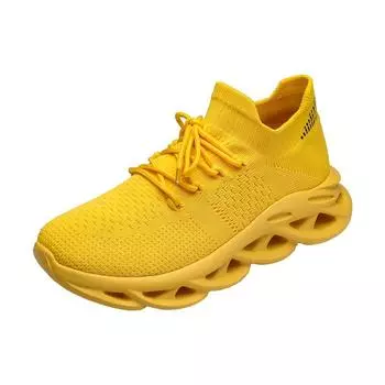 Men s flying woven running shoes casual comfortable lightweight breathable sports shoes flat large size loafer men s shoes new 39