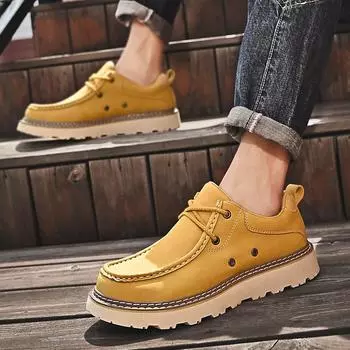 Men s four seasons new 46 large size outdoor casual fashion platform youth retro tooling shoes 38