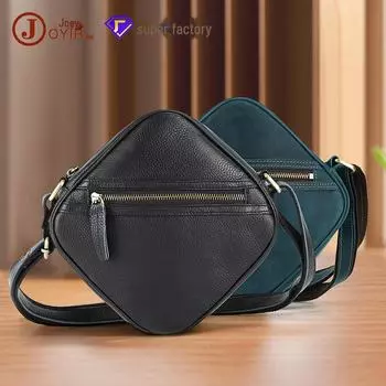 Men s Genuine Leather Casual Shoulder Bag - Square Cowhide Messenger for Summer