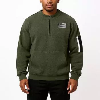 Men s Half Zip Versatile Long Sleeved Casual Sweatshirt S