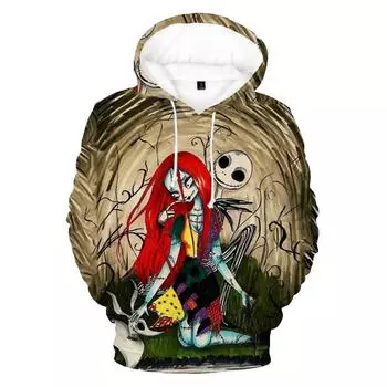 Men s Harajuku Hoodies Spring Autumn Casual Sweatshirt Man Skull Print Long Sleeve Halloween Hoodie Europe America Male Clothes S