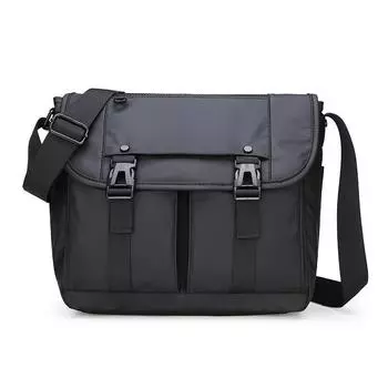 Men s High-end Messenger Bag, Waterproof Fabric Single-shoulder Crossbody Bag, Business Trip Commuting Bag