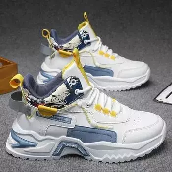 Men s High Top Tennis Sneakers Fashion Designer Casual Shoes 2024New Breathable Comfortable Vulcanize Shoes Skateboarding Shoes 39