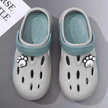 Men s hole shoes summer new wear non-slip comfortable casual versatile beach bag head slippers 40-41