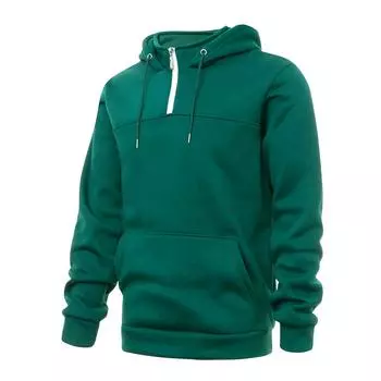 Men s Hooded Sweatshirt Full Zip Up Casual Jacket With Pockets Warm Winter Sports Outerwear L