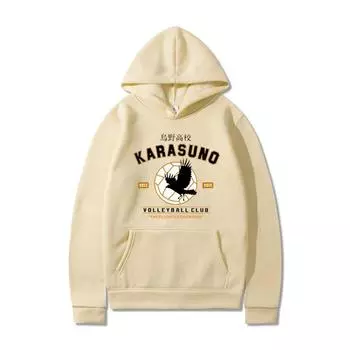Мужские толстовки с капюшоном Cartoon Haikyuu Funny Hoodies XS жёлтый