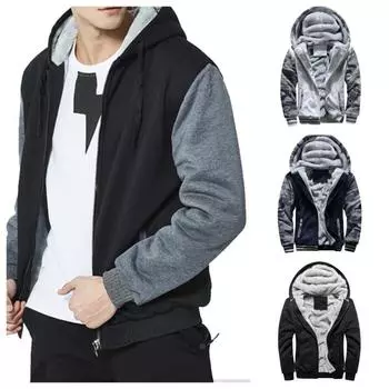 Мужская куртка, камуфляжные утепленные зимние куртки для мужчин, флисовое пальто с длинными рукавами, мужские повседневные толстовки, уличная одежда, мужские пальто M