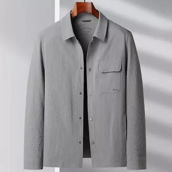 Men s Jacket Spring and Autumn Lapel Top Spring New Business Casual Thin Jacket M