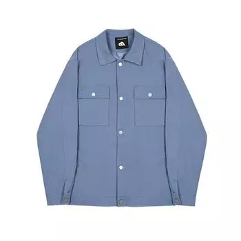 Men s Jackets, Spring and Autumn Loose and Versatile Tops, Korean Style Trendy Casual, Slim and Mature Style Men s Clothing M синий