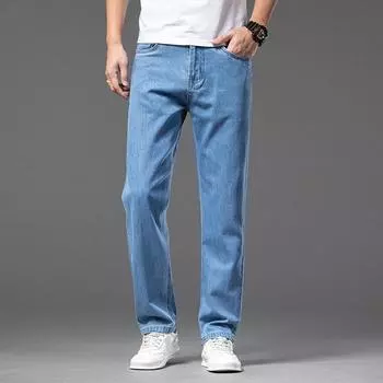 Men s Jeans Loose Straight-Legged Casual Pants Summer Business Youth Business Pants Pants Pants 29