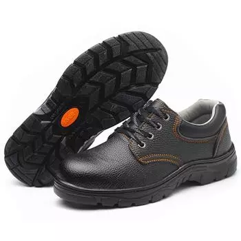 Men s Labor Insurance Shoes, Anti-smash and Anti-piercing Breathable Work Shoes, Oil-resistant Acid and Alkali-resistant Safety Protective Shoes 38