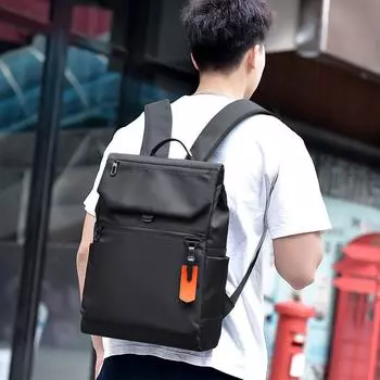 Men s Large-Capacity Fashion Laptop Backpack - Versatile, Casual & Textured.