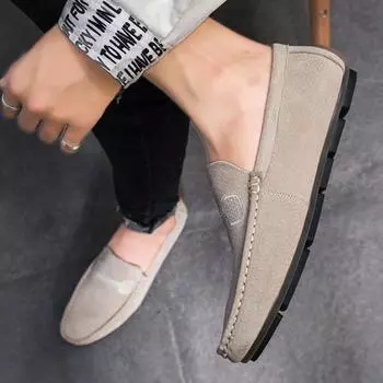 Men s Leather Shoes Fashion 2024 New In Male Casual Shoe Cheap Clearance Korean Style On Sale Elegant Summer Legitimate Trend 38