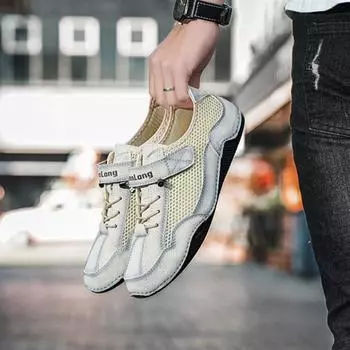 Men s Leather Shoes Flat Fashion 2024 Male Casual Shoe Round Toe Social Legitimate High Quality In Promotion Classic Original Pu 38