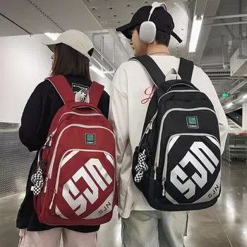 Мужской рюкзак с буквами Campus, женский спортивный рюкзак с цветными блоками, школьный рюкзак для студентов хаки