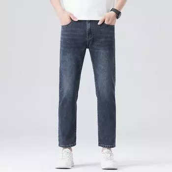 Men s Light Business Jeans Straight Loose Spring and Summer New Style 28