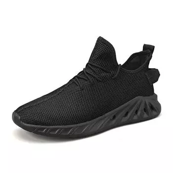 Men s Light Mesh Breathable Running Shoes Casual Sports Shoes. 39 чёрный