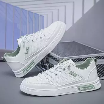 Men s little white shoes autumn and winter new men s shoes trend versatile super move breathable board shoes men s leisure sports spot 39