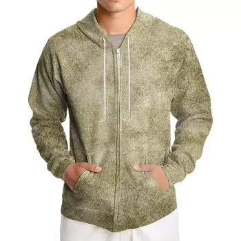 Men s Loose-fitting Casual Hooded Drawstring Jacket L