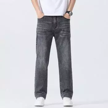 Men s Loose Straight Spring and Summer New Versatile Cotton Elastic Slimming Pants 28