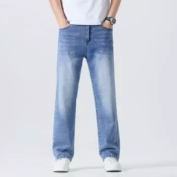 Men s Loose Straight Summer Thin Style High Soft Casual Trousers Men 28