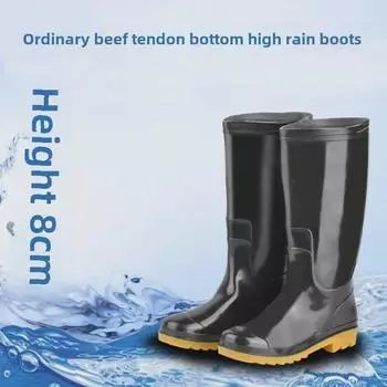 Men s Mid-High Non-Slip Waterproof Work Boots