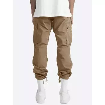 Men s Multi-Pocket Straight Leg Trousers Plus Size Drawstring Trousers Casual Workwear Trousers 5XL