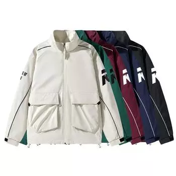 Men s new outdoor casual jackets casual jackets for men and women spring and autumn versatile trendy brand waterproof loose men s M