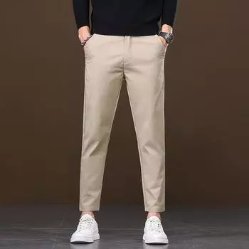 Men s Nine-point Casual Pants Ice-sensing Cotton Comfortable Men s Pants 28