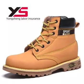 Men s Non-Slip, Anti-Smash, Anti-Puncture Safety Work Shoes