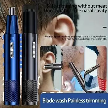 Men s nose hair trimmer electric professional men s painless trimmer ladies electric trimmer and razor accessories. белый
