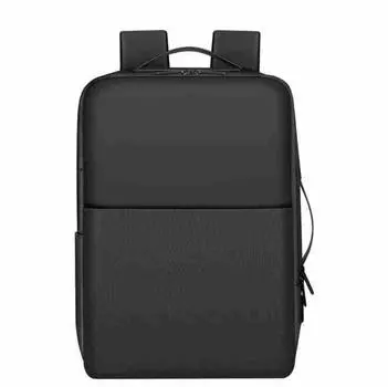 Men s Nylon Lightweight Business Commuter Backpack for Travel and Outdoor Use чёрный